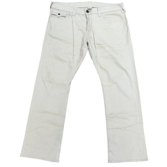 True Religion Jeans Size 40 RICKY Beige Soft Pants - Picture 4 of 7
